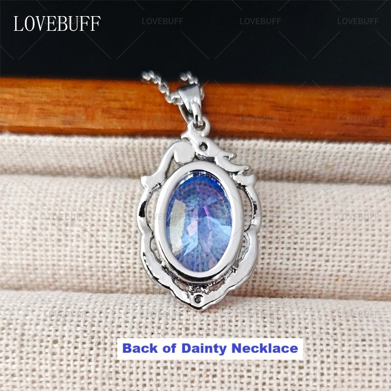 LOVEBUFF Identity V Cryptic Notes Cursed Sapphire Inspired Necklace