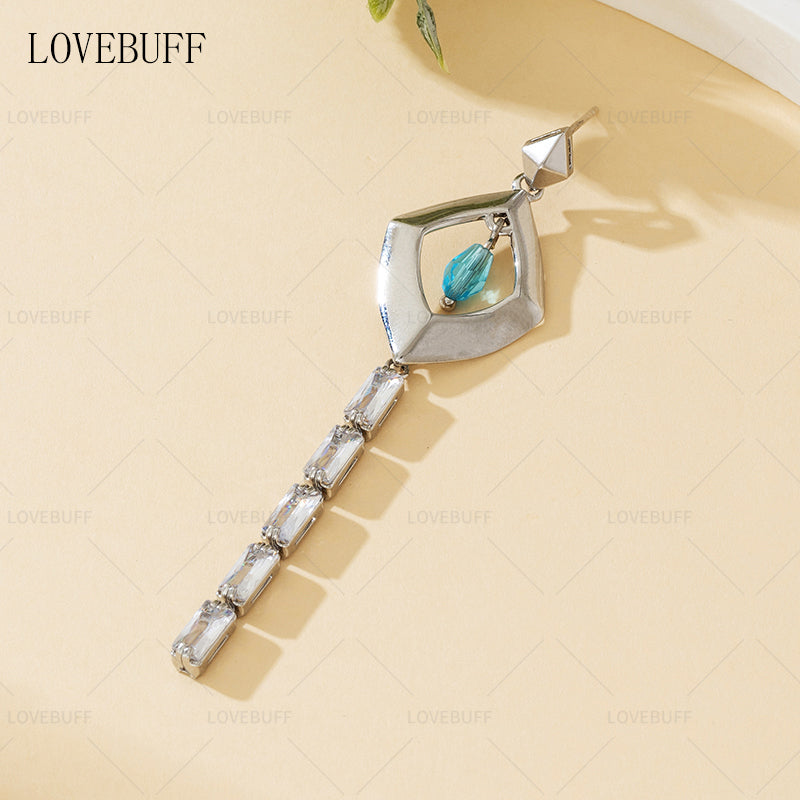 LOVEBUFF Honkai: Star Rail Jade Cosplay Accessories Necklace Earring Wrist Cuff Bracelet Ring