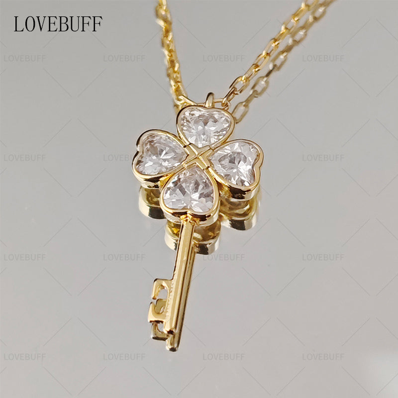 LOVEBUFF Shugo Chara Humpty Lock Dumpty Key Inspired Necklace