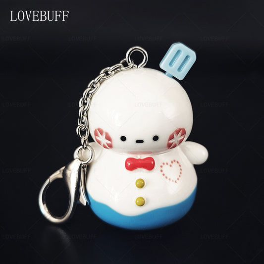 LOVEBUFF Love and Deepspace Zayne Happy Snowman Keychain Pendant Bag Charm