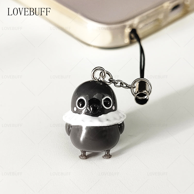 LOVEBUFF love and Deepspace Sylus's Grumpy Crow Phone Charm