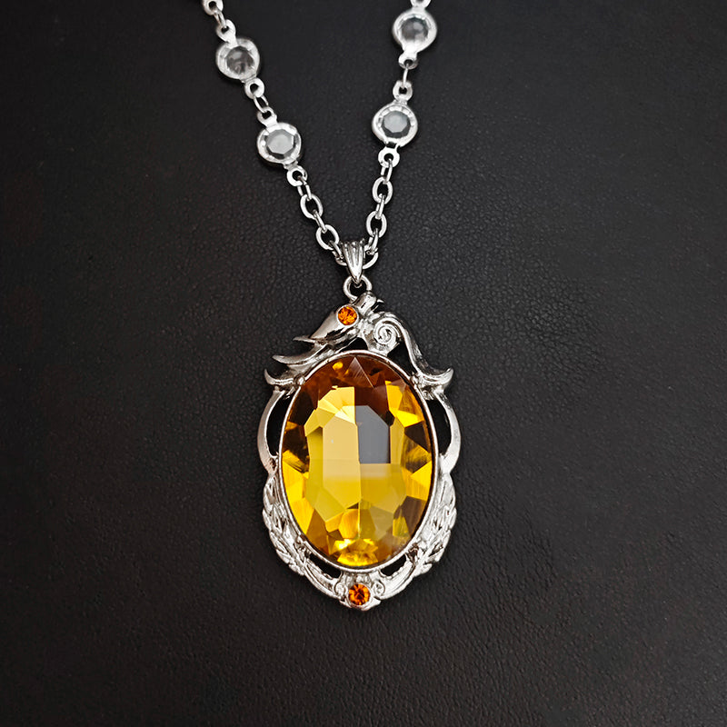 LOVEBUFF Identity V Cryptic Notes Cursed Sapphire Cosplay Necklace