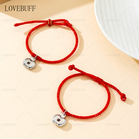 LOVEBUFF LAD Caleb Apple Charm Bracelet