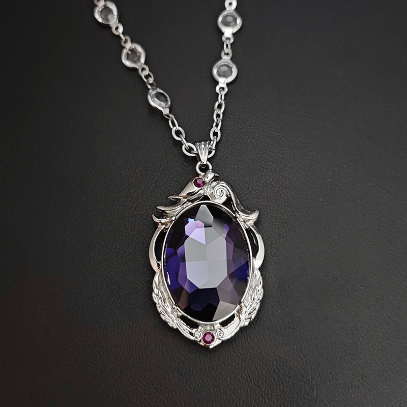 LOVEBUFF Identity V Cryptic Notes Cursed Sapphire Cosplay Necklace