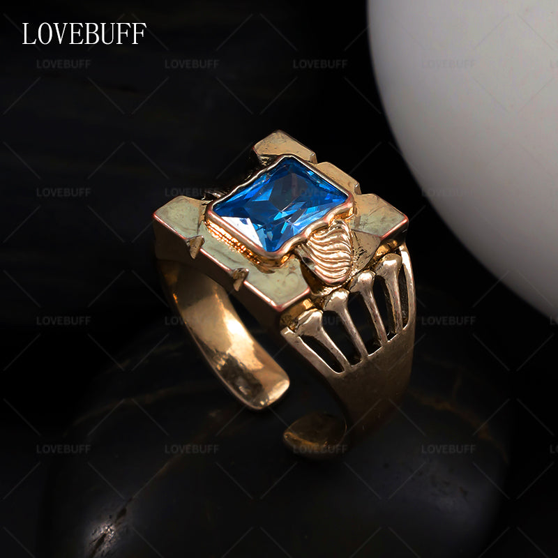 LOVEBUFF LAD 100 Affinity Rafayel Ring Inspired Gold-plated Copper Band (Version 1.0)