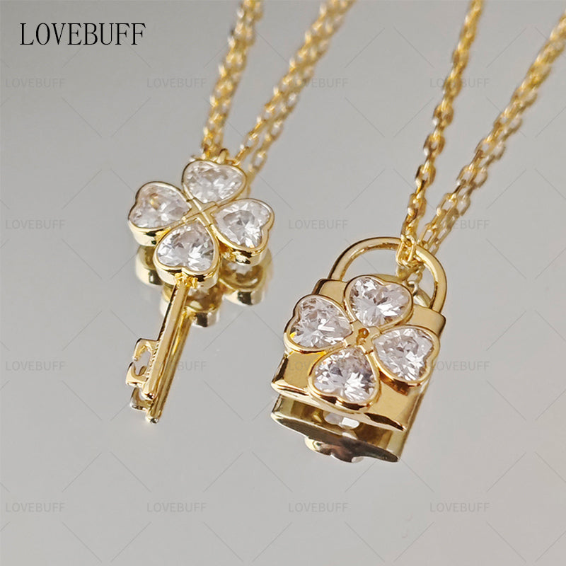LOVEBUFF Shugo Chara Humpty Lock Dumpty Key Inspired Necklace