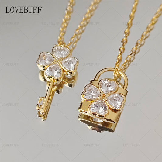 LOVEBUFF Shugo Chara Humpty Lock Dumpty Key Inspired Necklace