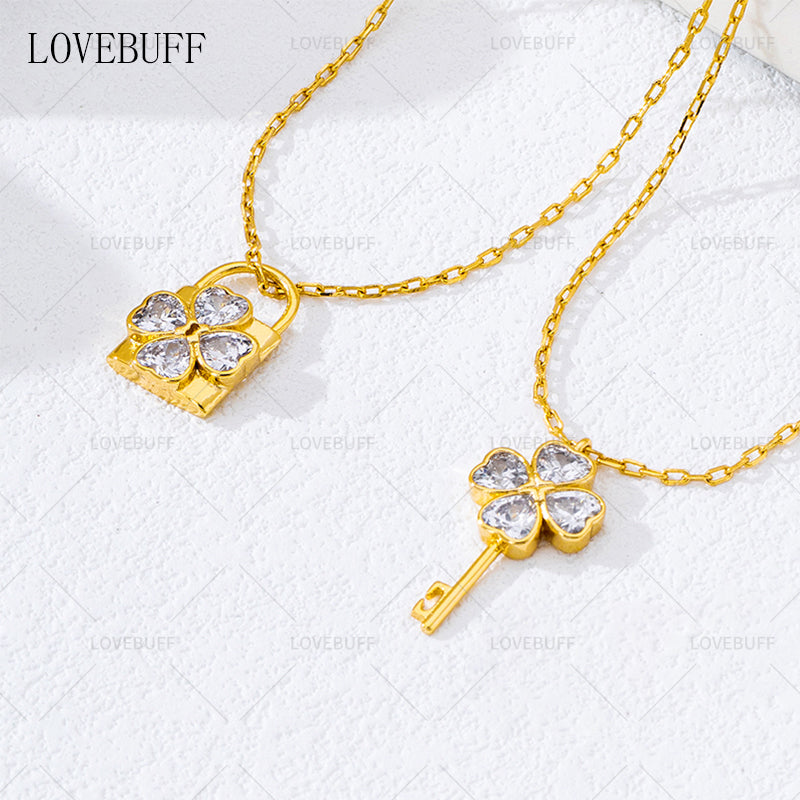 LOVEBUFF Shugo Chara Humpty Lock Dumpty Key Inspired Necklace