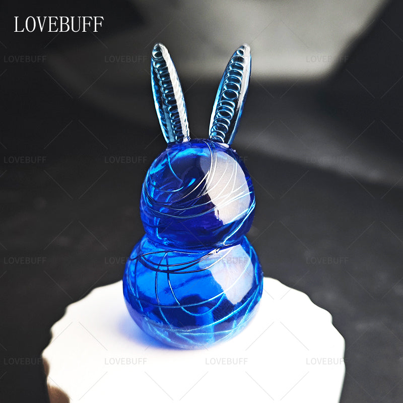 LOVEBUFF Reverse: 1999 Unilog Bunny Rabbit Inspired Figurine Collectible Desk Decor