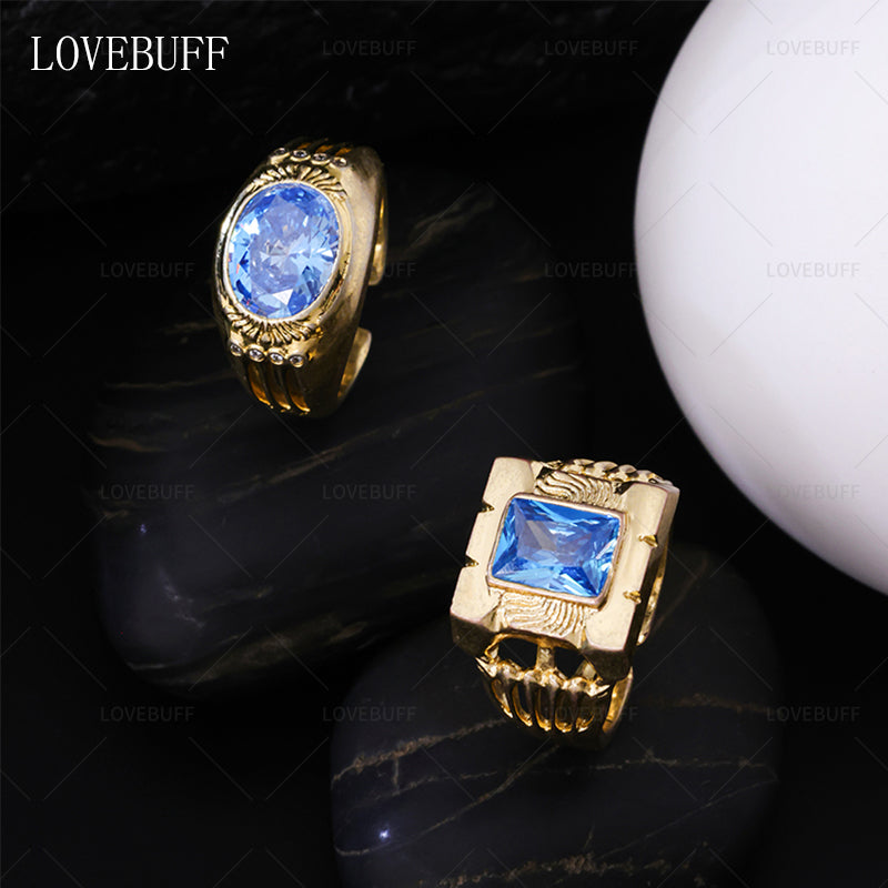 LOVEBUFF Love and Deepspace 100 Affinity Rafayel Ring Inspired Copper Band (Version 2.0)
