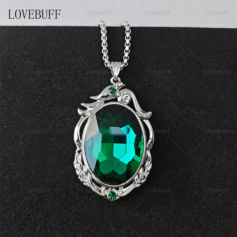 LOVEBUFF Identity V Cryptic Notes Cursed Sapphire Inspired Long Necklace