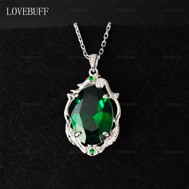 LOVEBUFF Identity V Cryptic Notes Cursed Sapphire Inspired Dainty Necklace