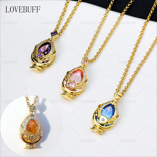 LOVEBUFF Puella Magi Madoka Magica Soul Gem Inspired Pendant Necklace