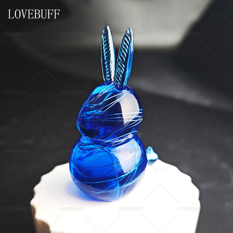 LOVEBUFF Reverse: 1999 Unilog Bunny Rabbit Inspired Figurine Collectible Desk Decor