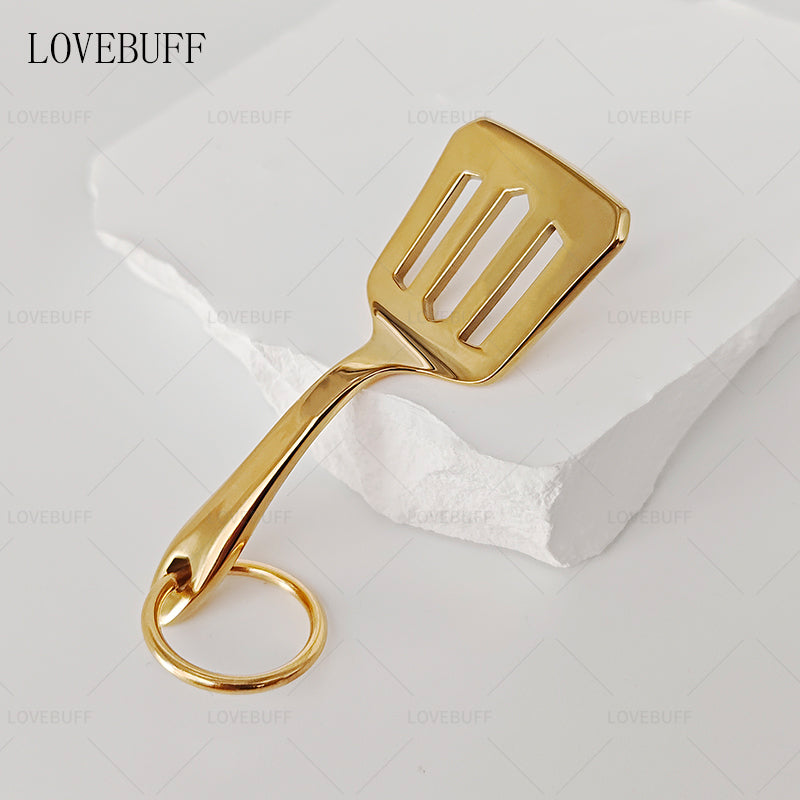 LOVEBUFF League of Legends LOL The Golden Spatula Inspired Keychain Necklace Earrings