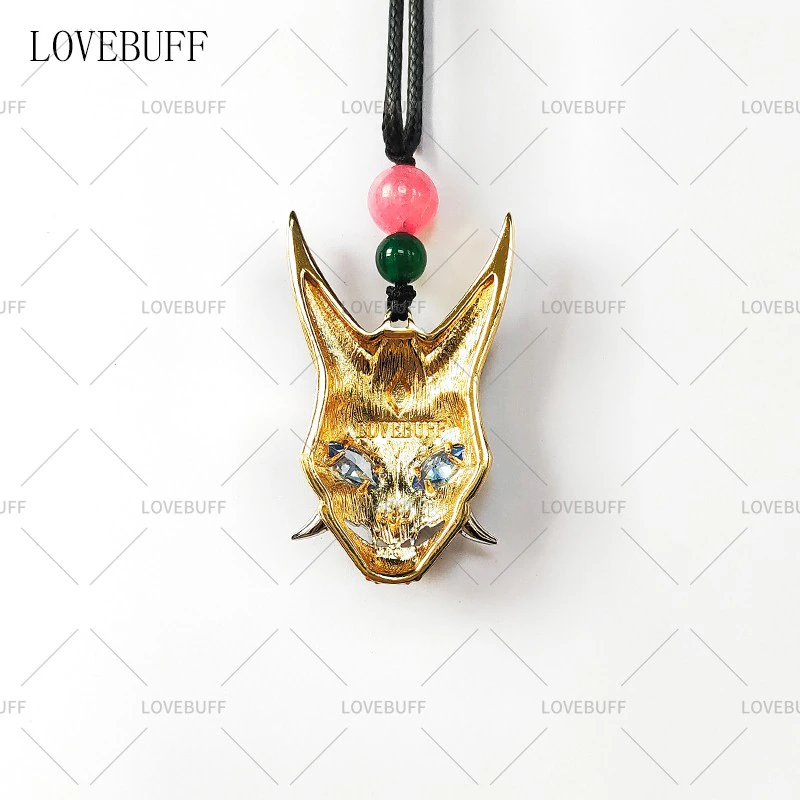 LOVEBUFF Genshin Impact Xiao Mask Inspired Pendant Necklace