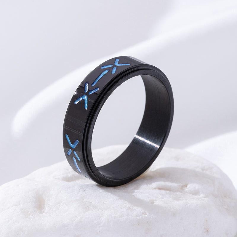 LOVEBUFF Arknights 명일방주 Oripathy Suppression Ring Glow In The Dark Band