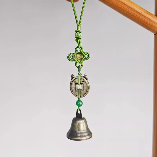 LOVEBUFF Where Winds Meet Meow Meow Cat Coin Bell Pendant Bag Charm