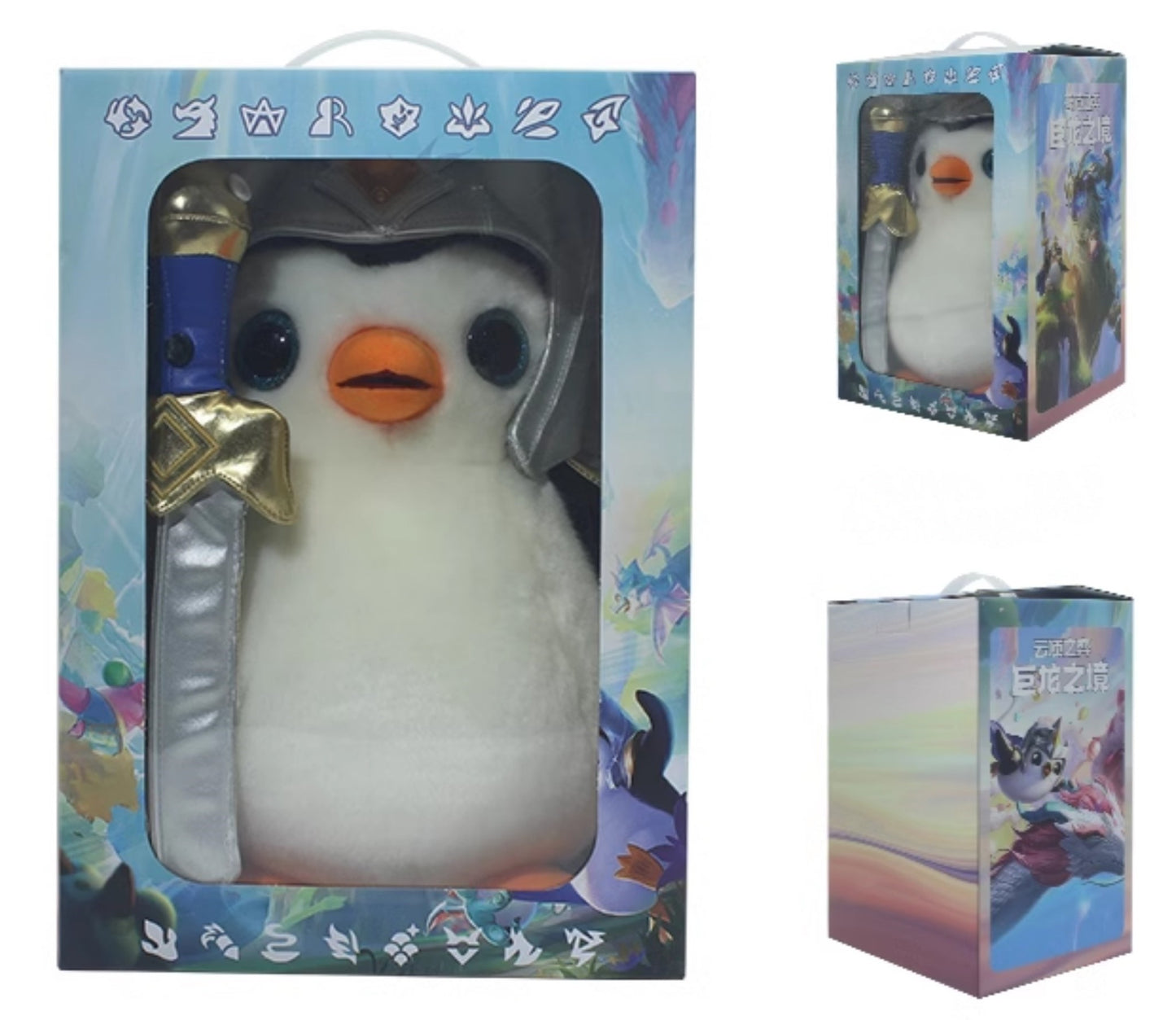 LOVEBUFF League of Legends LOL Featherknight Penguin Stuffed Animal Penguin Plushie Toy