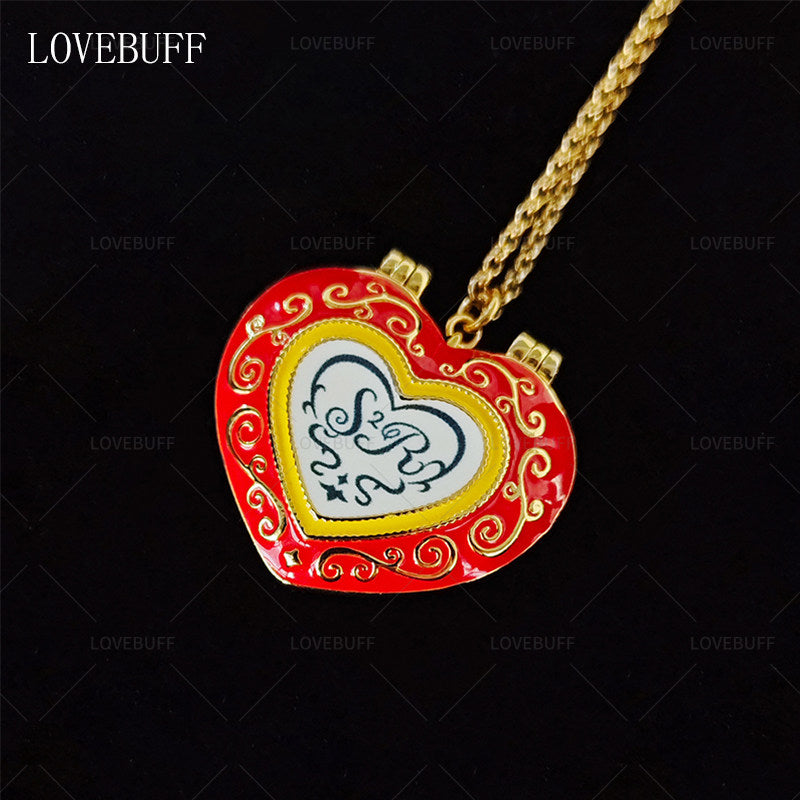 LOVEBUFF シュガシュガルーン Sugar Sugar Rune 슈가슈가룬 Heart Pendant Necklace