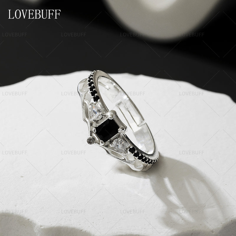 LOVEBUFF Love and Deepspace LAD Sylus Ring Inspired 925 Silver Adjustable Band