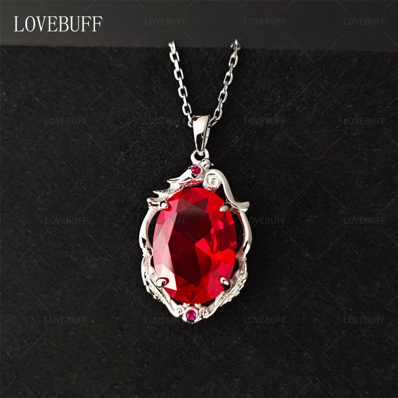 LOVEBUFF Identity V Cryptic Notes Cursed Sapphire Inspired Dainty Necklace