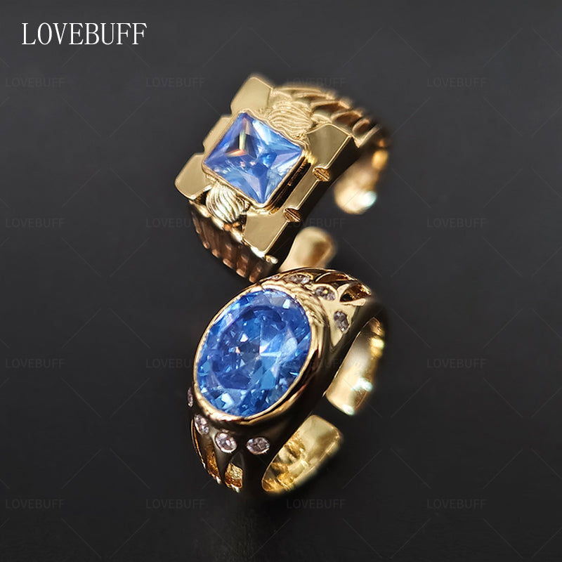 LOVEBUFF LAD 100 Affinity Rafayel Ring Inspired Gold-plated Copper Band (Version 1.0)