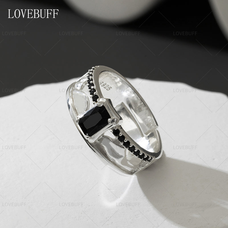 LOVEBUFF Love and Deepspace LAD Sylus Ring Inspired 925 Silver Adjustable Band