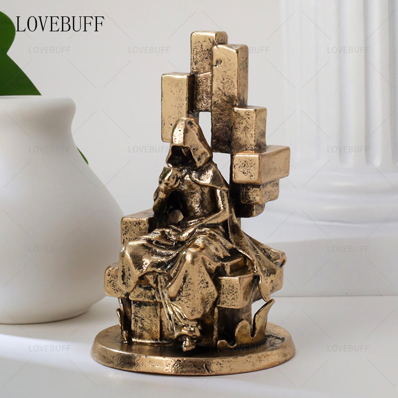 LOVEBUFF Genshin Impact Statues of the Seven Geo Archon Zhongli Figurine