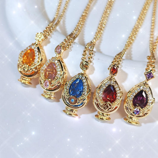 LOVEBUFF Puella Magi Madoka Magica Soul Gem Inspired Pendant Necklace