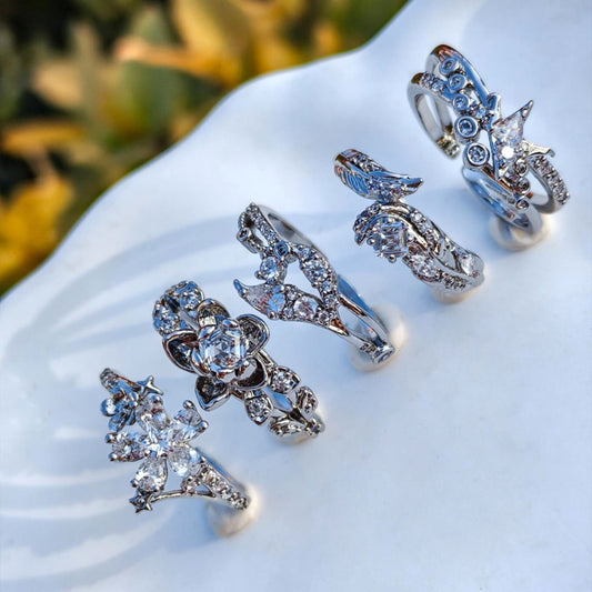 LOVEBUFF Love and Deepspace Caleb Rafayel Sylus Xavier Zayne Bespoke Wedding Ring Inspired Open Band