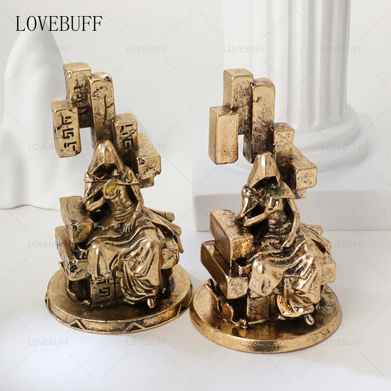 LOVEBUFF Genshin Impact Statues of the Seven Geo Archon Zhongli Figurine