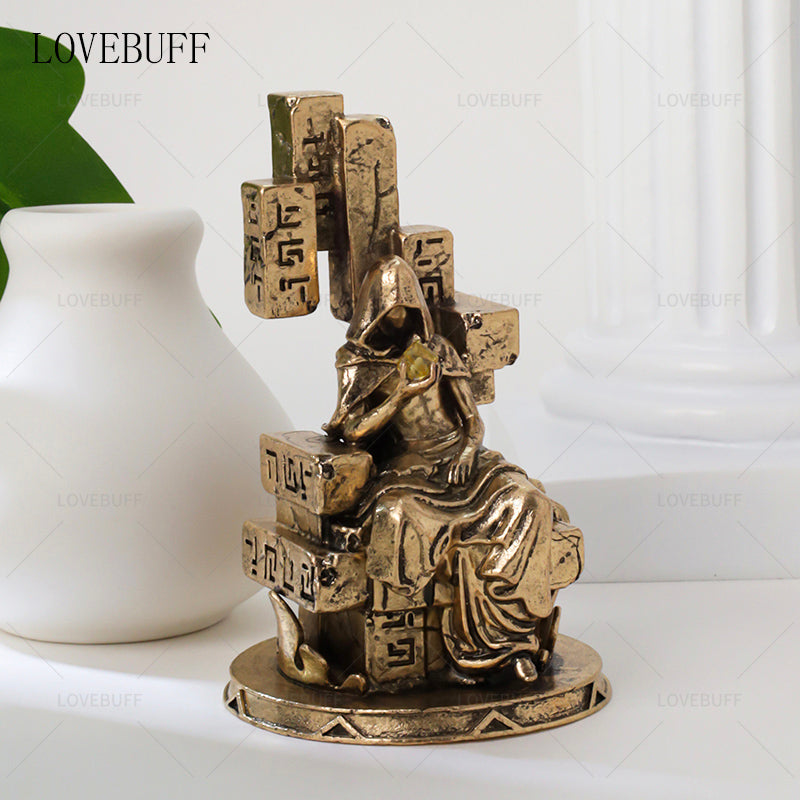 LOVEBUFF Genshin Impact Statues of the Seven Geo Archon Zhongli Figurine