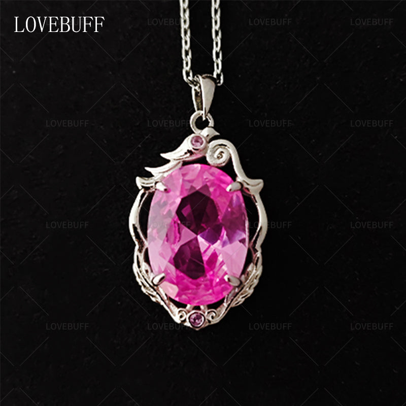 LOVEBUFF Identity V Cryptic Notes Cursed Sapphire Inspired Dainty Necklace