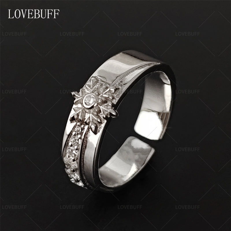 LOVEBUFF LAD Affinity 100 Rafayel Zayne Xavier Ring Style Silver Open Band