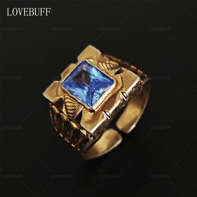 LOVEBUFF LAD Affinity 100 Rafayel Zayne Xavier Ring Style Silver Open Band