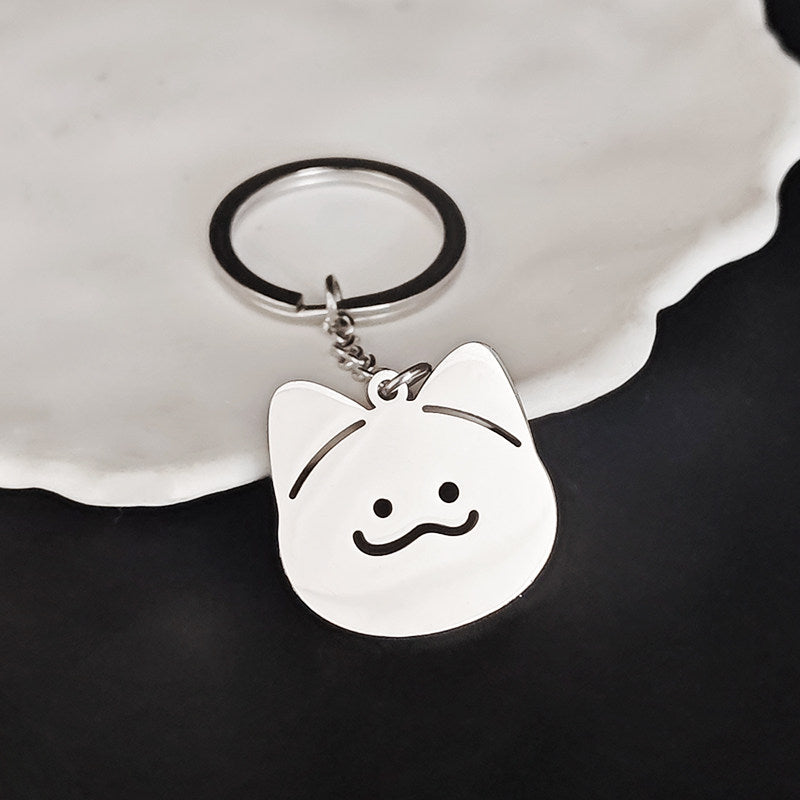 LOVEBUFF Love And Deepspace Sylus Cat Necklace Keychain
