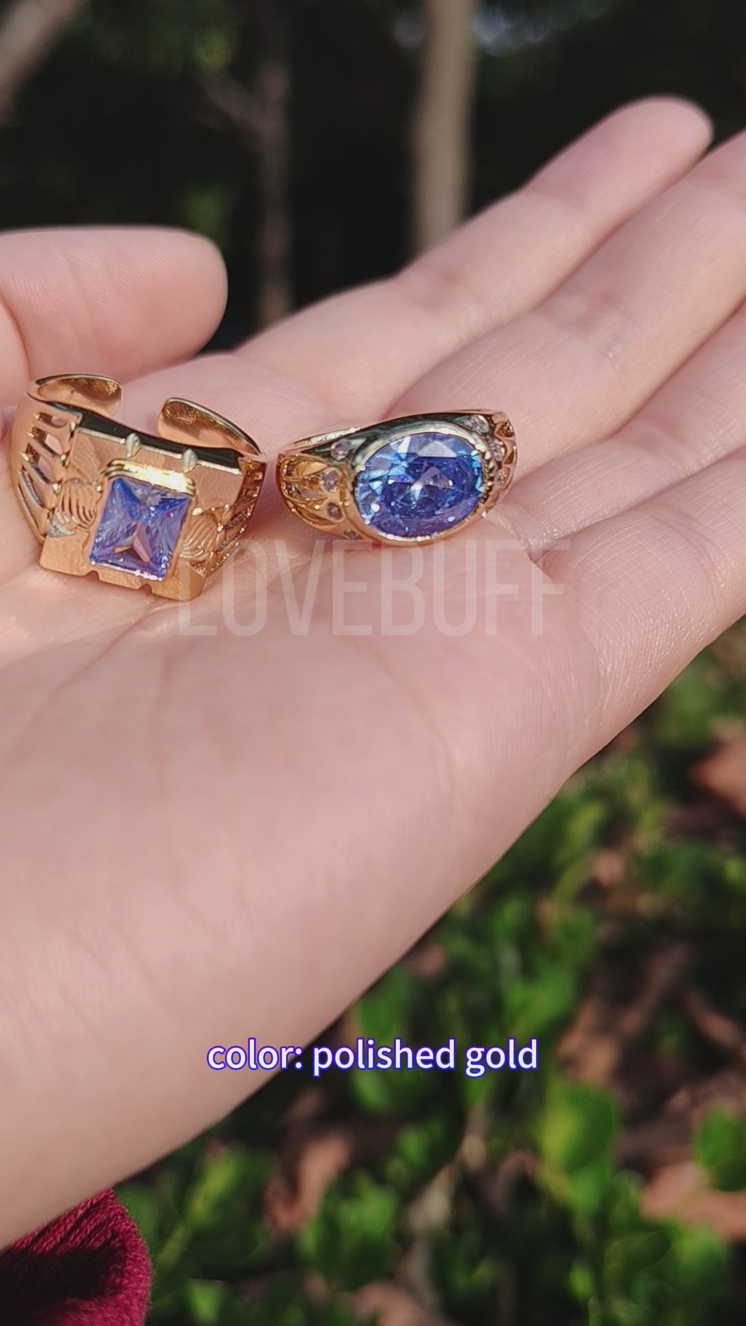 LOVEBUFF LAD 100 Affinity Rafayel Ring Inspired Copper Band